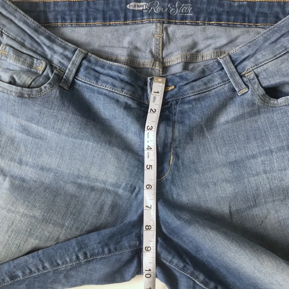 Old Navy Size 18 Rockstar Light Blue Wash - Picture 8 of 11